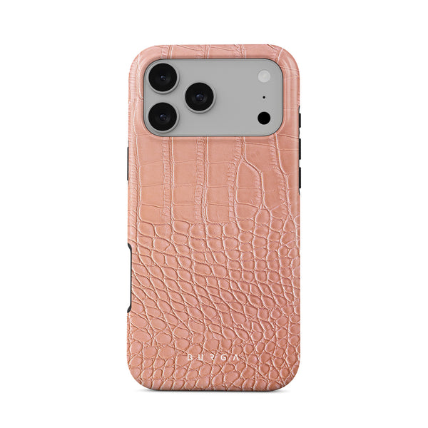 Pink Croco - iPhone 17 Pro Max Hoesje | BURGA