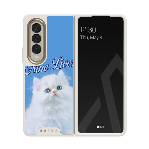 Nine Lives - Samsung Galaxy Z Fold 4 Hoesje