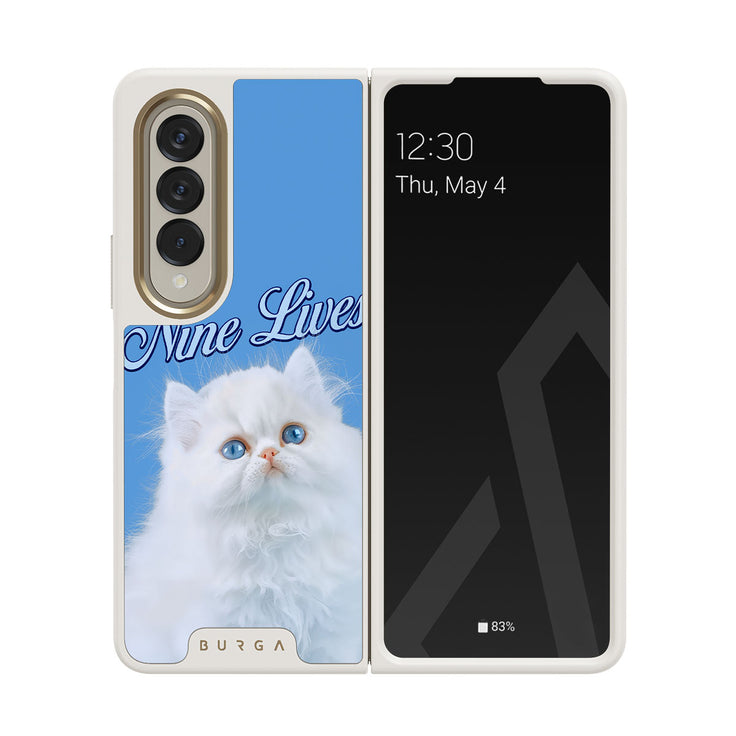 Nine Lives - Samsung Galaxy Z Fold 4 Hoesje