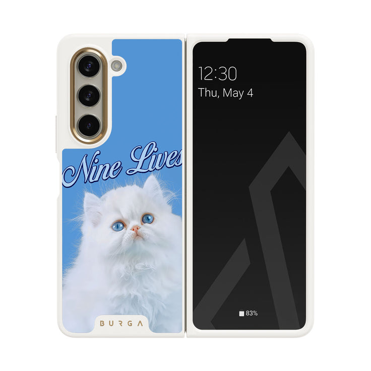 Nine Lives - Samsung Galaxy Z Fold 5 Hoesje