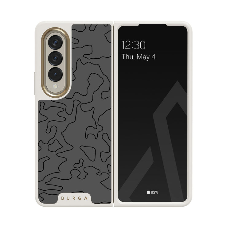 Black Rock - Samsung Galaxy Z Fold 4 Hoesje