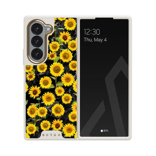 Sunflower Glimmer - Samsung Galaxy Z Fold 6 Hoesje