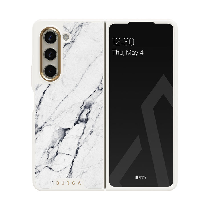 Satin White - Samsung Galaxy Z Fold 5 Hoesje
