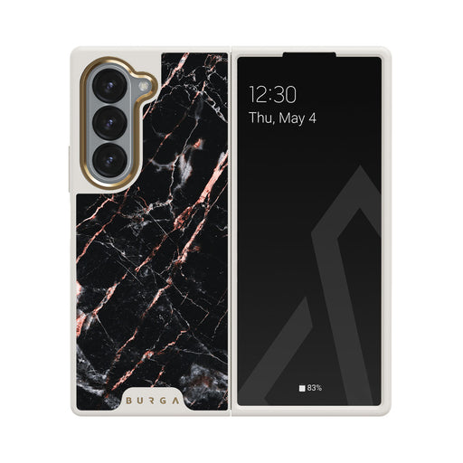 Rose Gold Marble - Samsung Galaxy Z Fold 6 Hoesje