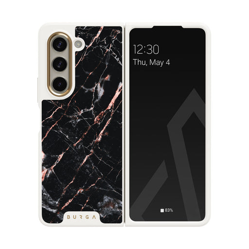 Rose Gold Marble - Samsung Galaxy Z Fold 5 Hoesje