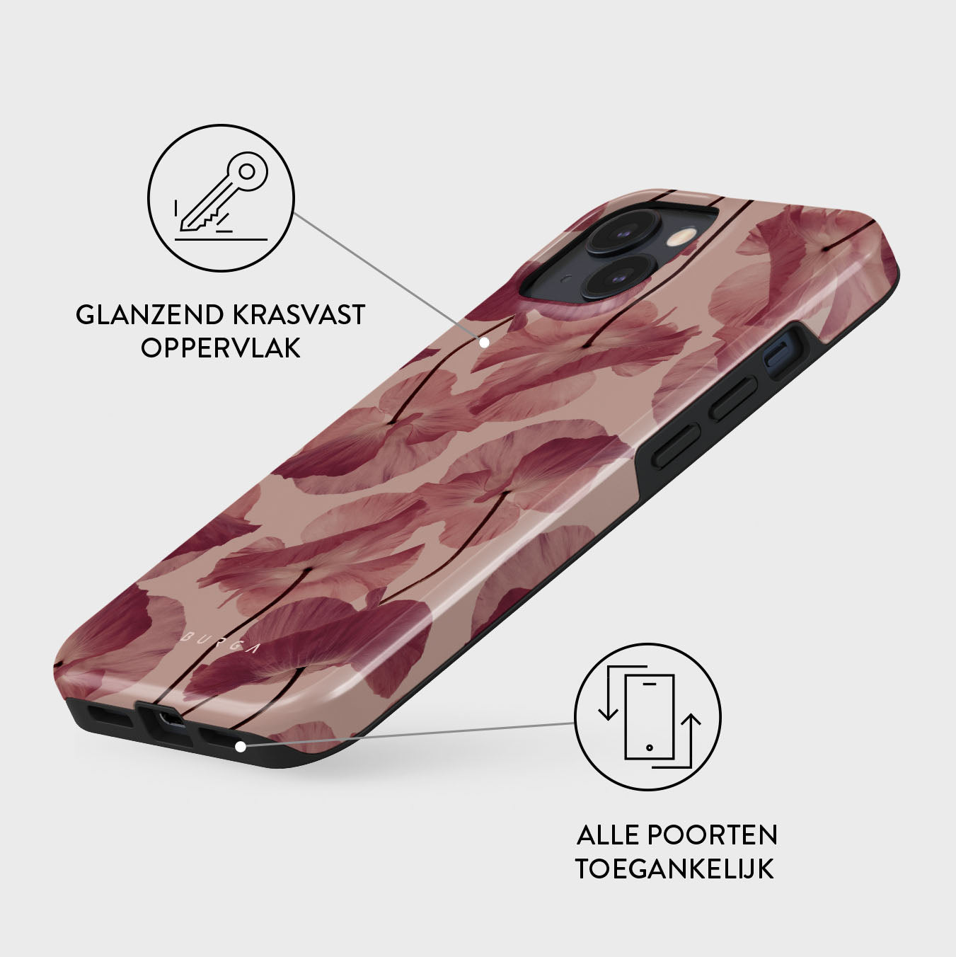 Tender Kiss - iPhone 15 Hoesje | BURGA